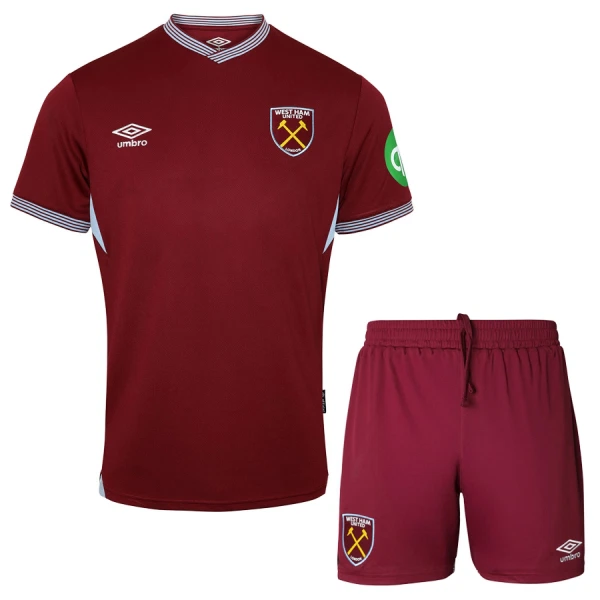 West Ham United Barn Hemmaställ 2025/26 – Kortärmad Fotbollsställ med Shorts 1 West Ham United Barn Hemmaställ 2025/26 – Kortärmad Fotbollsställ med Shorts