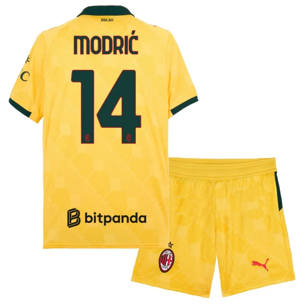 AC Milan Barn Tredjeställ 2025/26 – Luka Modrić 14 – Kortärmad Fotbollströja + Shorts 1 AC Milan Barn Tredjeställ 2025/26 – Luka Modrić 14 – Kortärmad Fotbollströja + Shorts
