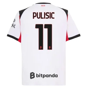 AC Milan Herr Bortatröja 2025/26 – Christian Pulisic 11 – Kortärmad Fotbollströja