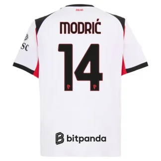 AC Milan Herr Bortatröja 2025/26 – Luka Modrić 14 – Kortärmad Fotbollströja