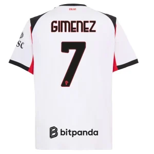 AC Milan Herr Bortatröja 2025/26 – Santiago Gimenez 7 – Kortärmad Fotbollströja