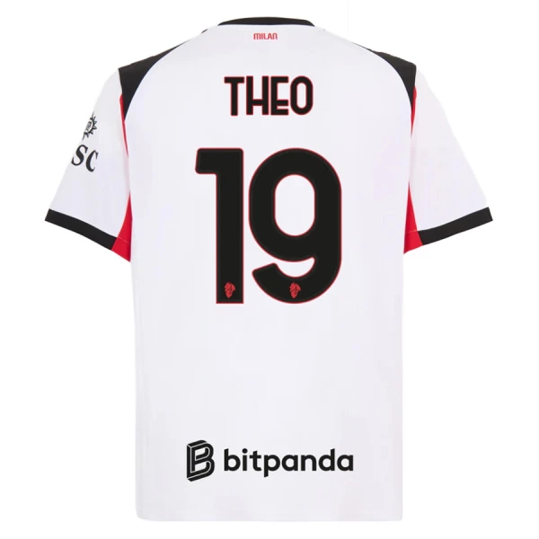 AC Milan Herr Bortatröja 2025/26 – Theo Hernandez 19 – Kortärmad Fotbollströja 1 AC Milan Herr Bortatröja 2025/26 – Theo Hernandez 19 – Kortärmad Fotbollströja
