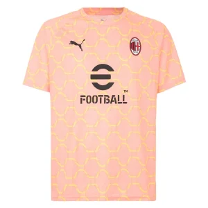AC Milan Träningströja Pre-Match Herr 2025/26 Rosa – Kortärmad Fotbollströja