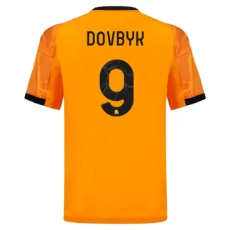AS Roma Herr Bortatröja 2025/26 Artem Dovbyk 9 Kortärmad Fotbollströja