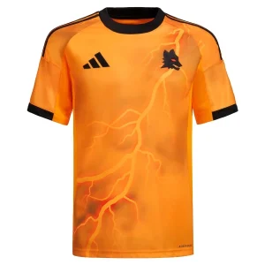 AS Roma Herr Bortatröja 2025/26 Kortärmad Fotbollströja