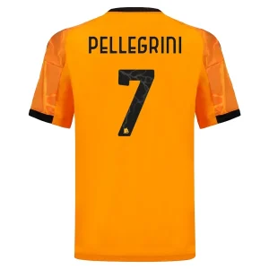 AS Roma Herr Bortatröja 2025/26 Lorenzo Pellegrini 7 Kortärmad Fotbollströja