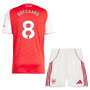 Arsenal Barn Hemmaställ 2025/26 – Martin Ødegaard 8 – Kortärmad Fotbollströja + Shorts