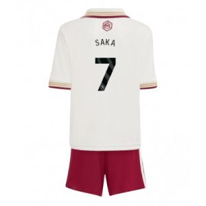 Arsenal Barn Tredjeställ 2025/26 Bukayo Saka 7 Kortärmad Tröja + Shorts