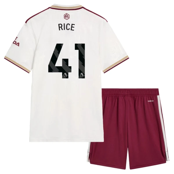 Arsenal Barn Tredjeställ 2025/26 – Declan Rice 41 – Kortärmad Fotbollströja + Shorts 1 Arsenal Barn Tredjeställ 2025/26 – Declan Rice 41 – Kortärmad Fotbollströja + Shorts