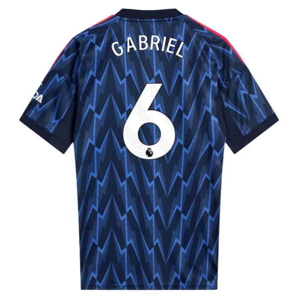 Arsenal Herr Bortatröja 2025/26 – Gabriel Magalhães 6 – Kortärmad Fotbollströja