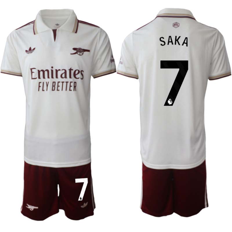 Arsenal Herr Tredjeställ 2025/26 – Bukayo Saka 7 – Kortärmad Fotbollströja + Shorts 1 Arsenal Herr Tredjeställ 2025/26 – Bukayo Saka 7 – Kortärmad Fotbollströja + Shorts