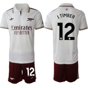 Arsenal Herr Tredjeställ 2025/26 – Jurriën Timber 12 – Kortärmad Fotbollströja + Shorts