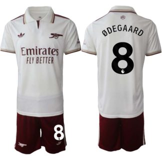 Arsenal Herr Tredjeställ 2025/26 – Martin Ødegaard 8 – Kortärmad Fotbollströja + Shorts