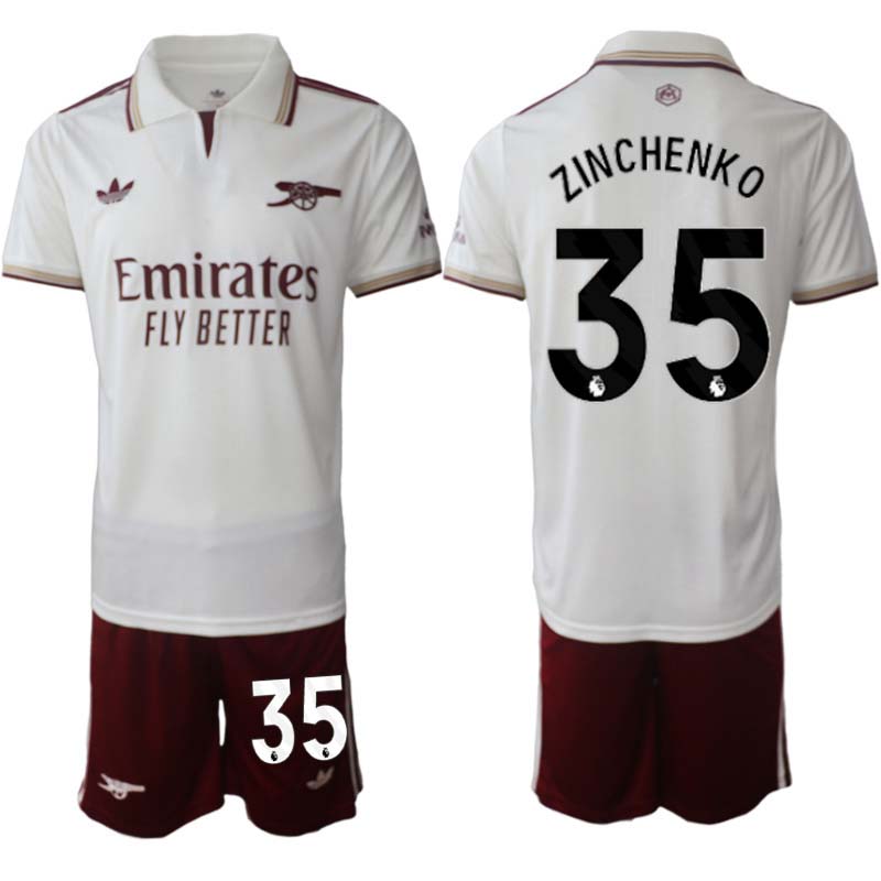 Arsenal Herr Tredjeställ 2025/26 – Oleksandr Zinchenko 35 – Kortärmad Fotbollströja + Shorts 1 Arsenal Herr Tredjeställ 2025/26 – Oleksandr Zinchenko 35 – Kortärmad Fotbollströja + Shorts