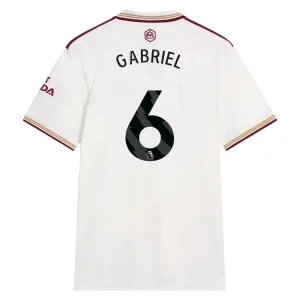 Arsenal Herr Tredjetröja 2025/26 – Gabriel Magalhães 6 – Kortärmad Fotbollströja