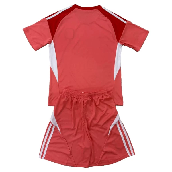 Aston Villa Målvaktsställ Barn 2025-26 Röd – Kortärmad Fotbollströja + Shorts-1