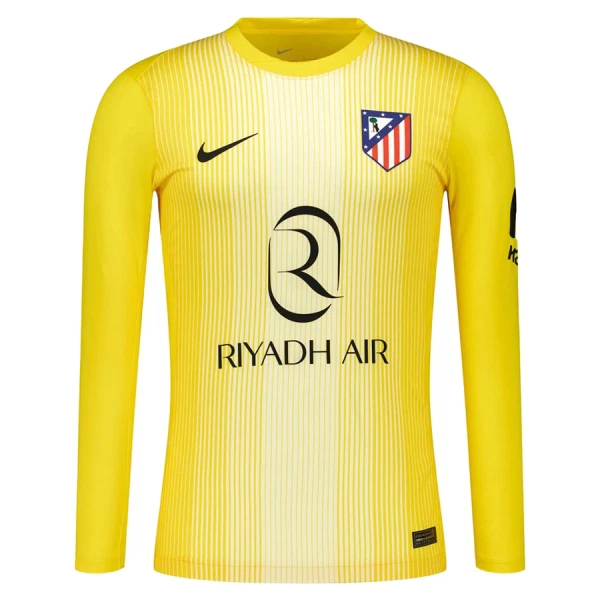 Atlético Madrid Målvaktströja Herr 2025-26 Gul Långärmad Fotbollströja
