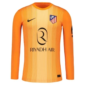 Atlético Madrid Målvaktströja Herr 2025-26 Orange Långärmad Fotbollströja