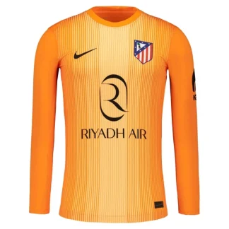 Atlético Madrid Målvaktströja Herr 2025-26 Orange Långärmad Fotbollströja