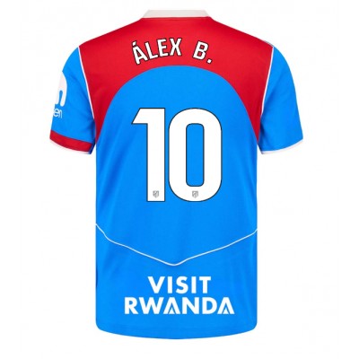 Atlético Madrid Herr Tredjetröja 2025/26 Álex Baena 10 Kortärmad Fotbollströja 1 Atlético Madrid Tredjetröja 2025/26 Herr Álex Baena #10 Kortärmad