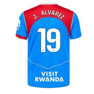 Atlético Madrid Tredjetröja 2025/26 Herr Julián Alvarez #19 Kortärmad