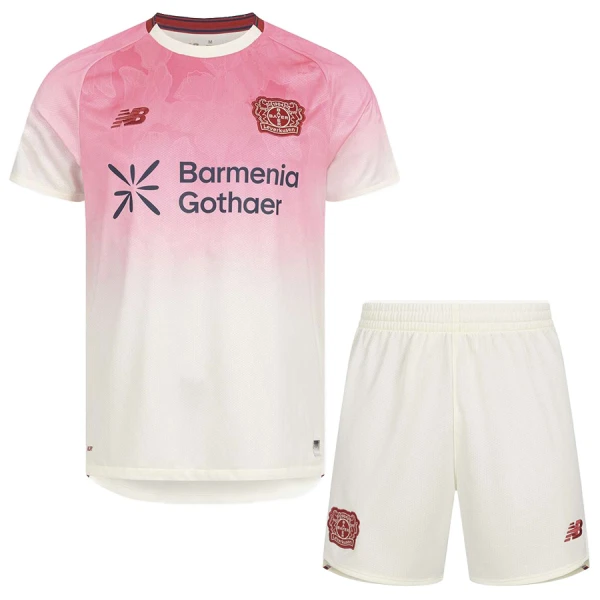 Bayer 04 Leverkusen Barn Bortaställ 2025/26 – Kortärmad Fotbollströja + Shorts 1 Bayer 04 Leverkusen Barn Bortaställ 2025/26 – Kortärmad Fotbollströja + Shorts