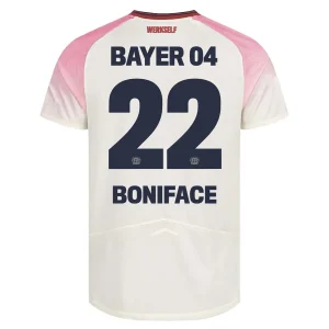 Bayer 04 Leverkusen Herr Bortatröja 2025/26 – Victor Boniface 22 – Kortärmad Fotbollströja