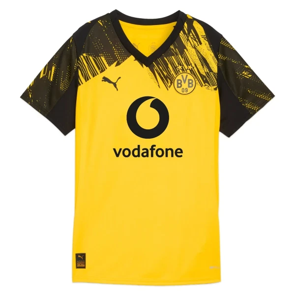 Borussia Dortmund Dam Hemmatröja 2025/26 – Kortärmad Fotbollströja Borussia Dortmund Dam Hemmatröja 2025/26 – Kortärmad Fotbollströja