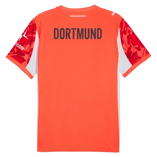 Borussia Dortmund Röd Målvaktströja Herr 2025/26 – Kortärmad Fotbollströja 2 Borussia Dortmund Målvaktströja Herr Röd 2025-26