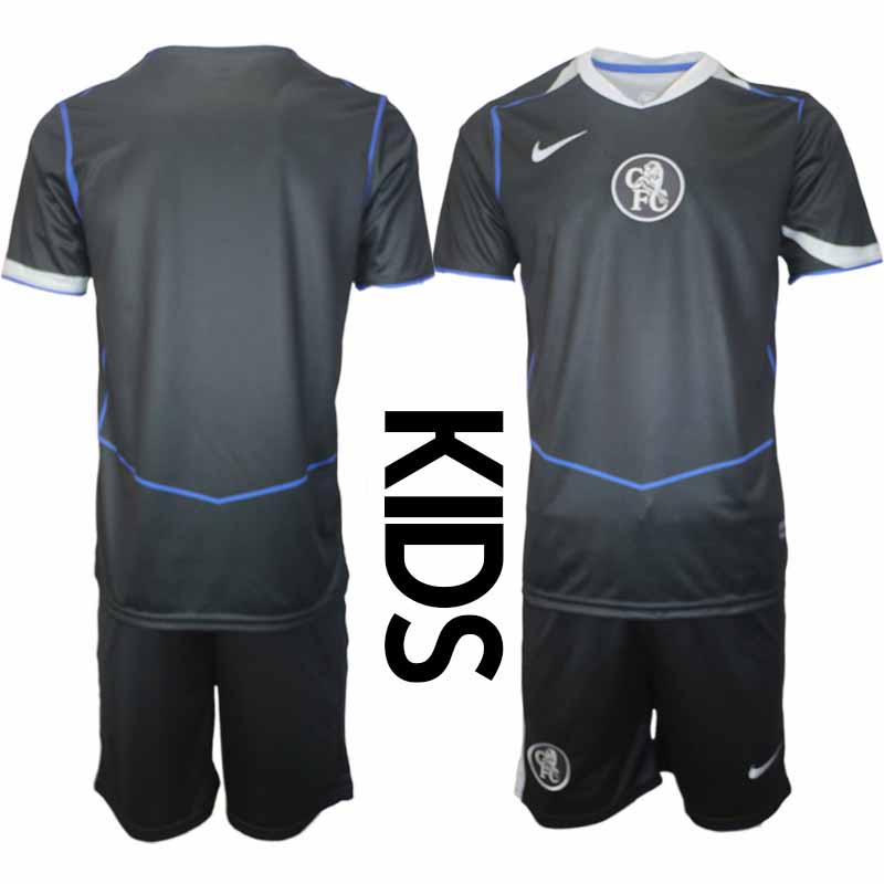 Chelsea Barn Tredjetröja 2025/26 Fotbollsställ med Shorts 1 Chelsea Barn Tredjetröja 2025/26 Fotbollsställ med Shorts
