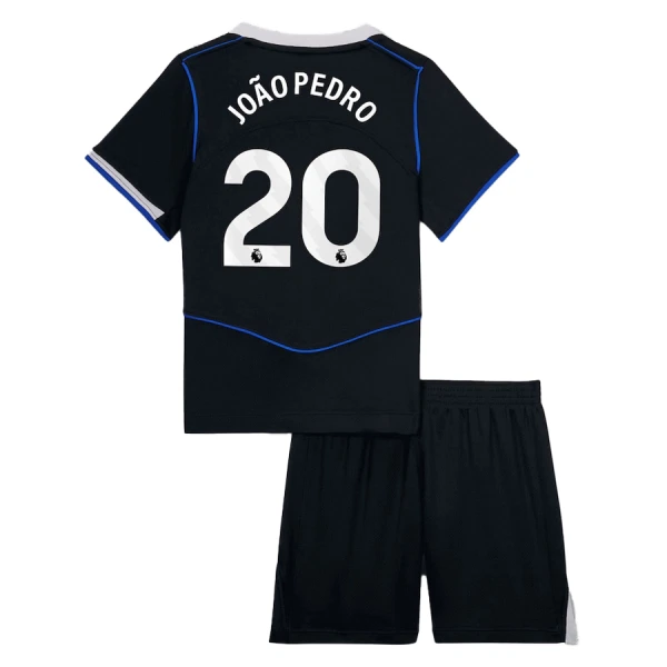 Chelsea FC Barn Tredjeställ 2025/26 João Pedro 20 Kortärmad Tröja + Shorts