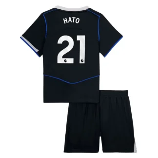 Chelsea FC Barn Tredjeställ 2025/26 Jorrel Hato 21 Kortärmad Tröja + Shorts