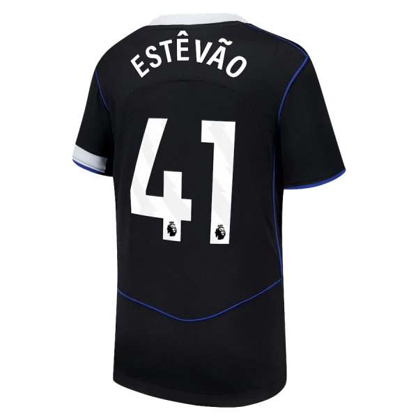 Chelsea FC Herr Tredjetröja 2025/26 Estêvão Willian 41 Kortärmad Fotbollströja 1 Chelsea FC Herr Tredjetröja 2025/26 Estêvão Willian 41 Kortärmad Fotbollströja