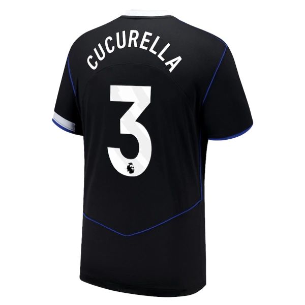 Chelsea FC Herr Tredjetröja 2025/26 Marc Cucurella 3 Kortärmad Fotbollströja 1 Chelsea FC Herr Tredjetröja 2025/26 Marc Cucurella 3 Kortärmad Fotbollströja