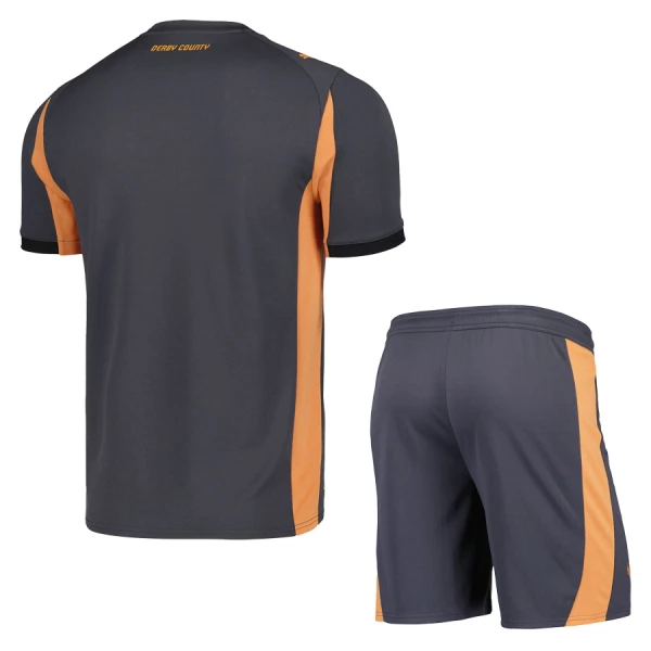 Derby County Barn Bortaställ 2025/26 Kortärmad Tröja + Shorts 2 Derby County Barn Bortaställ 2025/26 Kortärmad Tröja + Shorts-1