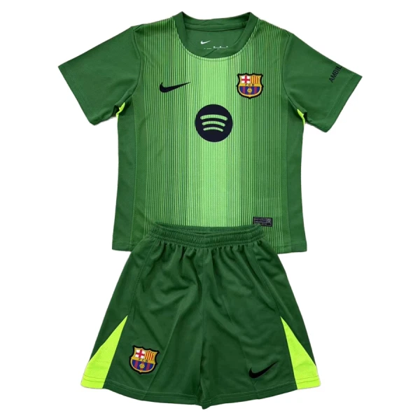 FC Barcelona UCL Målvaktsställ Barn 2025/26 – Kortärmad Fotbollströja + Shorts 1 FC Barcelona UCL Målvaktsställ Barn 2025/26 – Kortärmad Fotbollströja + Shorts