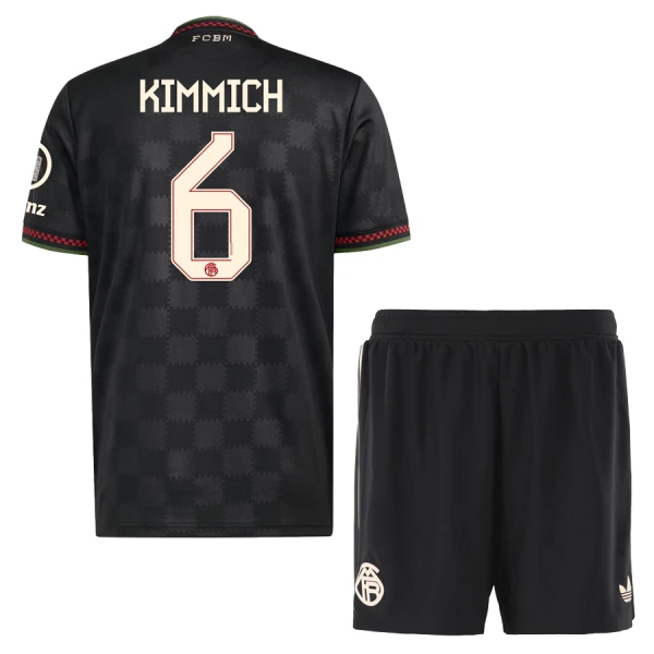 FC Bayern München Barn Tredjeställ 2025/26 – Joshua Kimmich 6 – Kortärmad Fotbollströja + Shorts 1 FC Bayern München Barn Tredjeställ 2025/26 – Joshua Kimmich 6 – Kortärmad Fotbollströja + Shorts