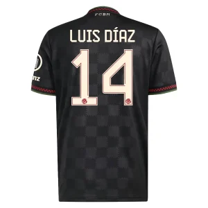 FC Bayern München Herr Tredjetröja 2025/26 – Luis Díaz 14 – Kortärmad Fotbollströja