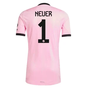 FC Bayern München Målvaktströja Herr 2025/26 Rosa Manuel Neuer 1 Kortärmad Fotbollströja
