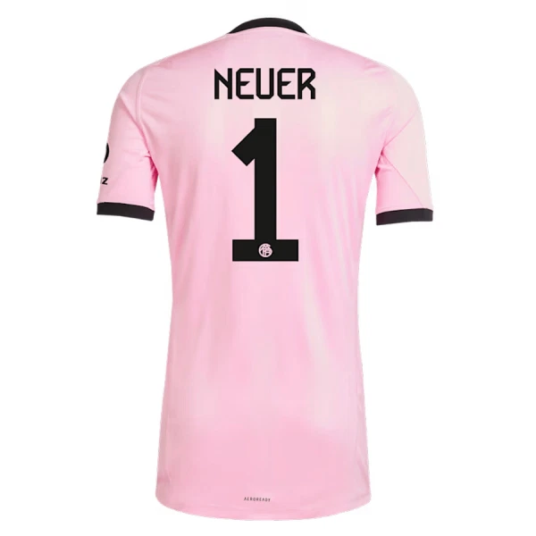 FC Bayern München Målvaktströja Herr 2025/26 Rosa Manuel Neuer 1 Kortärmad Fotbollströja 1 FC Bayern München Målvaktströja Herr 2025/26 Rosa Manuel Neuer 1 Kortärmad Fotbollströja