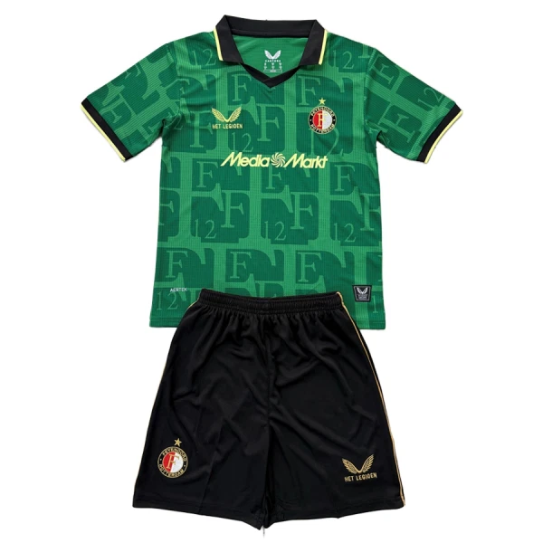 Feyenoord Barn Fjärdeställ 2025/26 Kortärmad Tröja + Shorts 1 Feyenoord Barn Fjärdeställ 2025/26 Kortärmad Tröja + Shorts