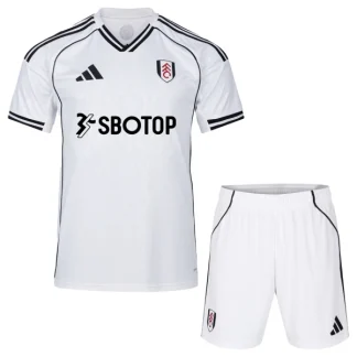 Fulham FC Barn Hemmaställ 2025/26 Kortärmad Tröja + Shorts