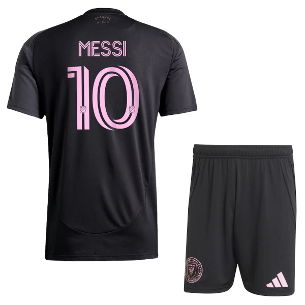 Inter Miami CF Barn Bortaställ 2025/26 Lionel Messi 10 Kortärmad Tröja + Shorts 1 Inter Miami CF Barn Bortaställ 2025/26 Lionel Messi 10 Kortärmad Tröja + Shorts