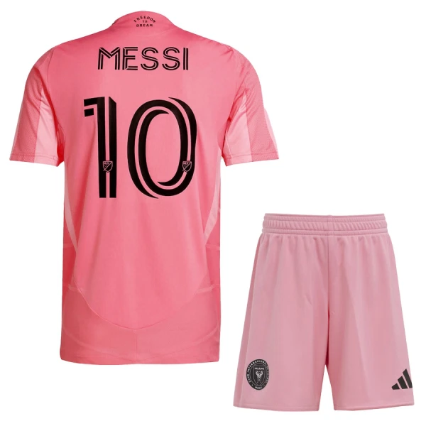 Inter Miami CF Barn Hemmaställ 2025/26 Lionel Messi 10 Kortärmad Tröja + Shorts 1 Inter Miami CF Barn Hemmaställ 2025/26 Lionel Messi 10 Kortärmad Tröja + Shorts