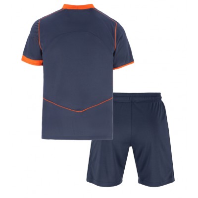 Inter Milan 2025/26 Tredjetröja Barn Set – Kortärmad Fotbollströja med Shorts 2 Inter Milan Tredjeställ Barn 2025/26 Kortärmad Tröja + Shorts