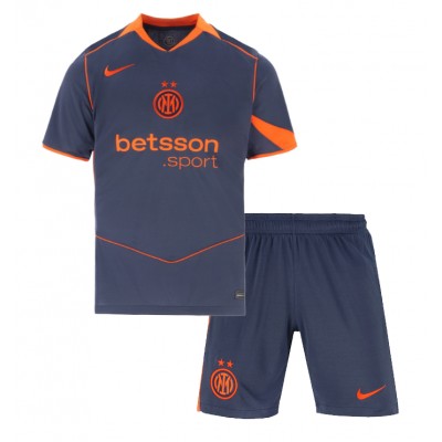 Inter Milan 2025/26 Tredjetröja Barn Set – Kortärmad Fotbollströja med Shorts 1 Inter Milan 2025/26 Tredjetröja Barn Set – Kortärmad Fotbollströja med Shorts
