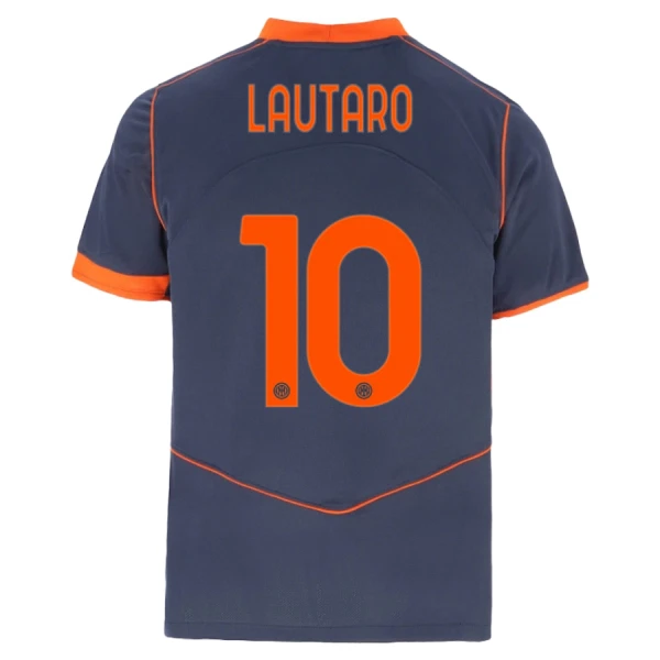 Inter Milan Herr Tredjetröja 2025/26 Lautaro Martinez 10 Kortärmad Fotbollströja 1 Inter Milan Herr Tredjetröja 2025/26 Lautaro Martinez 10 Kortärmad Fotbollströja