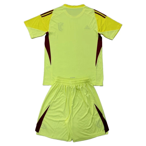 Juventus Barn Målvaktsställ 2025-26 Gul Kortärmad Tröja + Shorts 2 Juventus Barn Målvaktsställ 2025-26 Gul Kortärmad Tröja + Shorts-1