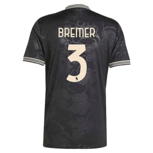 Juventus Herr Tredjetröja 2025/26 Gleison Bremer 3 Kortärmad Fotbollströja