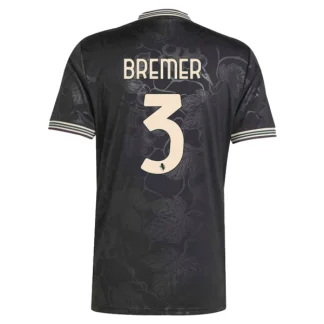 Juventus Herr Tredjetröja 2025/26 Gleison Bremer 3 Kortärmad Fotbollströja